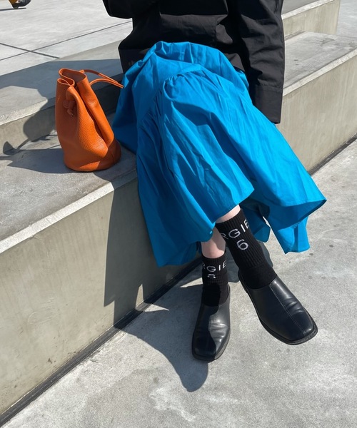 SLOW（スロウ）の「【SLOW×Lui's/スロウ×ルイス】 巾着バッグ（ショルダーバッグ・メンズ・ブラック/グレー/オフホワイト/ダークブラウン/ネイビー/オレンジ・FREE）」の6枚目の写真