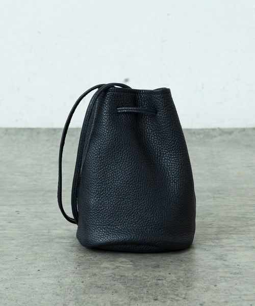 SLOW（スロウ）の「【SLOW×Lui's/スロウ×ルイス】 巾着バッグ（ショルダーバッグ・メンズ・ブラック/グレー/オフホワイト/ダークブラウン/ネイビー/オレンジ・FREE）」の13枚目の写真