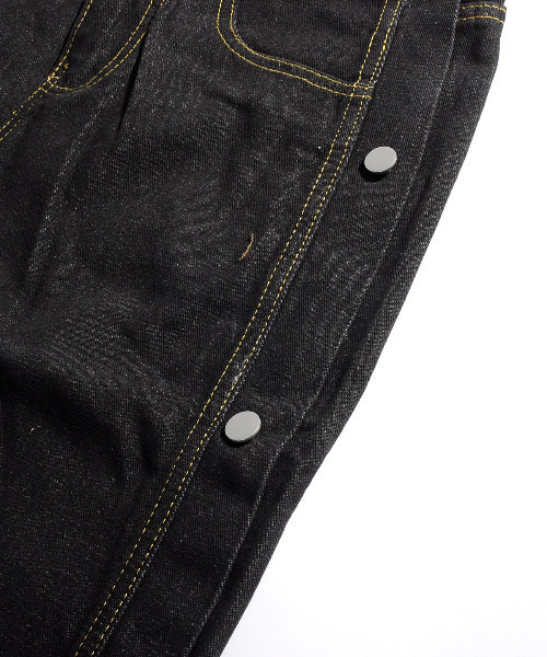 neos（ネオス）の「【neos -addictive design-】ルーズシルエット サイドボタン デニムパンツ（デニムパンツ・メンズ・サックスブルー/ブラック・LARGE/MEDIUM/X-LARGE）」の14枚目の写真