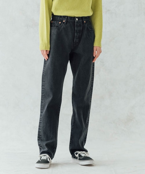 THE SHINZONE（ザ　シンゾーン）の「THE SHINZONE | GENELAL JEANS WOMEN（デニムパンツ・レディース・インディゴブルー/ブラック・34/36/32）」の4枚目の写真