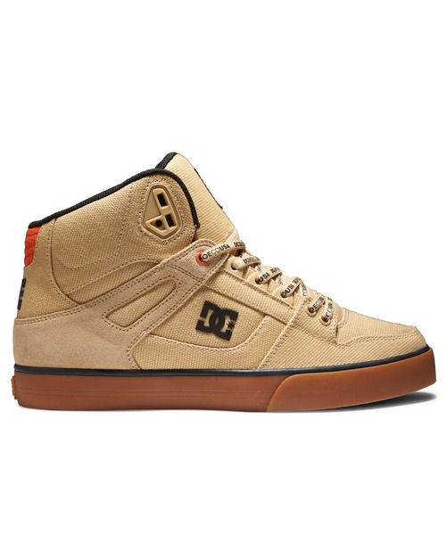 DC SHOES(ディーシーシューズ)の「PURE HIGH-TOP WC TX/DCハイカットスニーカー(スニーカー・メンズ・サンドベージュ・23cm/23.5cm/24cm/24.5cm/25cm/25.5cm/26cm/26.5cm/27cm/27.5cm/28cm/28.5cm/29cm)」の3枚目の写真