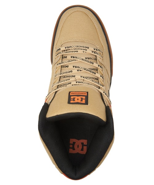 DC SHOES(ディーシーシューズ)の「PURE HIGH-TOP WC TX/DCハイカットスニーカー(スニーカー・メンズ・サンドベージュ・23cm/23.5cm/24cm/24.5cm/25cm/25.5cm/26cm/26.5cm/27cm/27.5cm/28cm/28.5cm/29cm)」の2枚目の写真