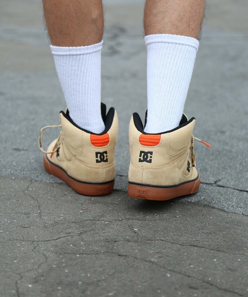 DC SHOES(ディーシーシューズ)の「PURE HIGH-TOP WC TX/DCハイカットスニーカー(スニーカー・メンズ・サンドベージュ・23cm/23.5cm/24cm/24.5cm/25cm/25.5cm/26cm/26.5cm/27cm/27.5cm/28cm/28.5cm/29cm)」の10枚目の写真