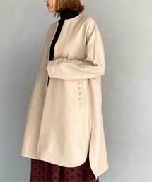 カルゼポケットパールロングコート