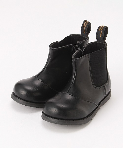 petit main（プティマイン）の「サイドゴアブーツ（ブーツ・キッズ・モカ/ライトベージュ/ブラック・14cm/15cm/16cm/17cm/18cm/19cm）」の2枚目の写真