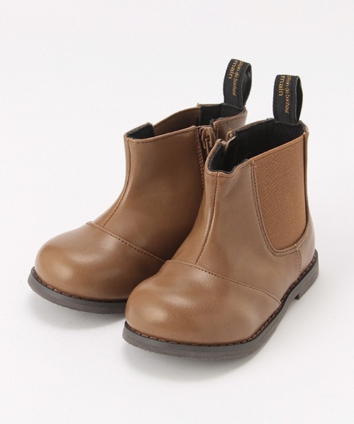 petit main（プティマイン）の「サイドゴアブーツ（ブーツ・キッズ・モカ/ライトベージュ/ブラック・14cm/15cm/16cm/17cm/18cm/19cm）」の3枚目の写真