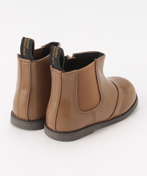 petit main（プティマイン）の「サイドゴアブーツ（ブーツ・キッズ・モカ/ライトベージュ/ブラック・14cm/15cm/16cm/17cm/18cm/19cm）」の6枚目の写真