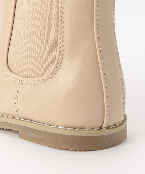 petit main（プティマイン）の「サイドゴアブーツ（ブーツ・キッズ・モカ/ライトベージュ/ブラック・14cm/15cm/16cm/17cm/18cm/19cm）」の10枚目の写真