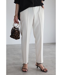 Bonjour Sagan | 【2021 Pre Autumn 新色追加】ウエストゴムカラーテーパードパンツ(スラックス)