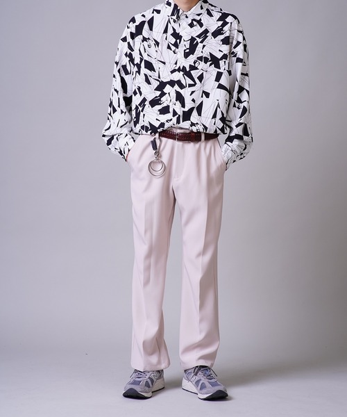 SPINNS（スピンズ）の「【ゆったりシルエット】USEDライク 総柄ロングスリーブシャツ（シャツ/ブラウス・メンズ・A/B/C/D/E/F/G・ONESIZE）」の18枚目の写真