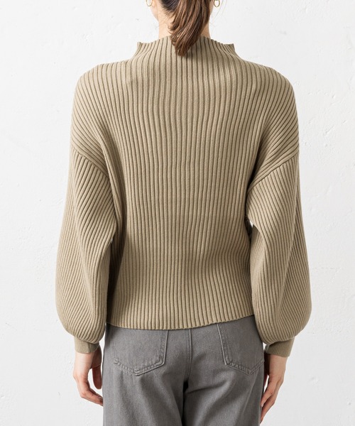 prose verse（プロズヴェール）の「袖ふわボトルネックニット（ニット/セーター・レディース・ホワイト系その他/ブラック/ベージュ/グリーン/パープル/イエロー/ピンク/ブルー/オレンジ/ベビーピンク/グレー/オフホワイト・ﾌﾘ-）」の19枚目の写真