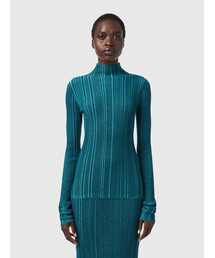 DIESEL | レディース タートルネック ニット リブニット スリムフィット(ニット/セーター)