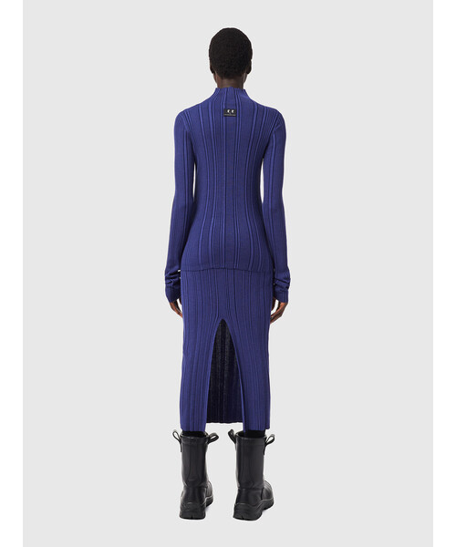 DIESEL(ディーゼル)の「レディース タートルネック ニット リブニット スリムフィット(ニット/セーター・レディース・グリーン/グレー/パープル・LARGE/SMALL/X-SMALL/MEDIUM)」の5枚目の写真