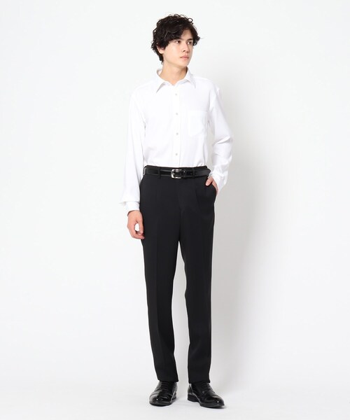 THE SHOP TK (ザ ショップ ティーケー )の「◆テックウールスラックス(スーツパンツ・メンズ・チャコールグレー/ブラック/ネイビー・01/02/03/04)」の12枚目の写真
