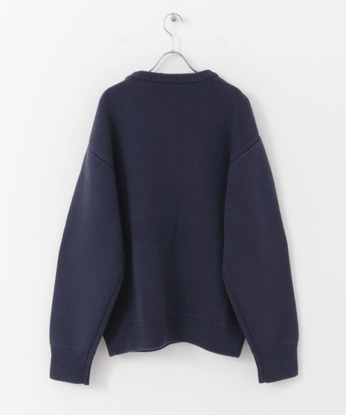 URBAN RESEARCH（アーバンリサーチ）の「GOODBETTERBEST　S&L SIMONニット（ニット/セーター・メンズ・ネイビー/グレー・ONE）」の9枚目の写真