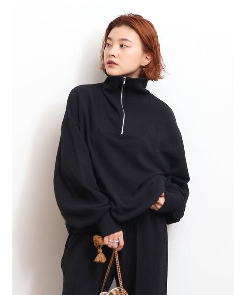 [未使用✨]❤️Ungrid×アングリッド＊ジップ ロゴパーカー スウェット❤️ Ungrid（アングリッド）の「【WEB限定】ジップルーズスウェット