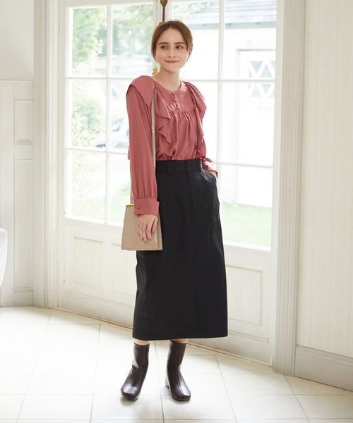 Rewde（ルゥデ）の「スクエアロックショルダーバッグ（1R18-BA0516）（ショルダーバッグ・レディース・ブラック/ブラウン/ベージュ/モカ・FREE）」の18枚目の写真