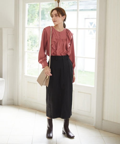 Rewde（ルゥデ）の「スクエアロックショルダーバッグ（1R18-BA0516）（ショルダーバッグ・レディース・ブラック/ブラウン/ベージュ/モカ・FREE）」の19枚目の写真