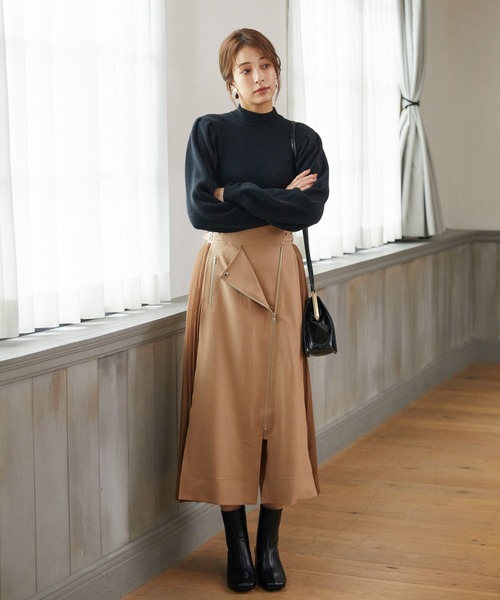 Rewde（ルゥデ）の「スクエアロックショルダーバッグ（1R18-BA0516）（ショルダーバッグ・レディース・ブラック/ブラウン/ベージュ/モカ・FREE）」の5枚目の写真