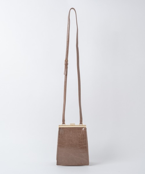 Rewde（ルゥデ）の「スクエアロックショルダーバッグ（1R18-BA0516）（ショルダーバッグ・レディース・ブラック/ブラウン/ベージュ/モカ・FREE）」の8枚目の写真