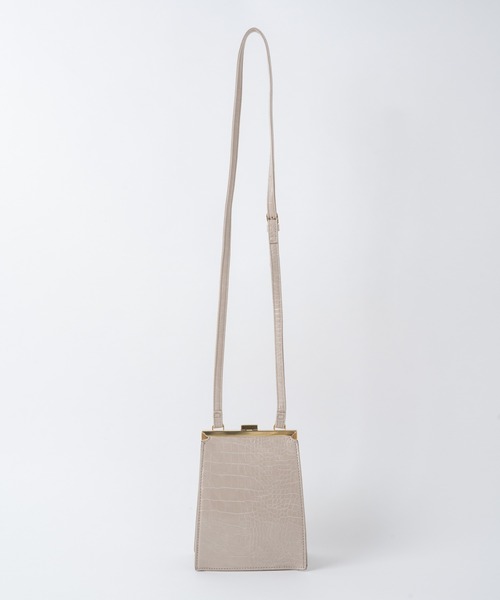 Rewde（ルゥデ）の「スクエアロックショルダーバッグ（1R18-BA0516）（ショルダーバッグ・レディース・ブラック/ブラウン/ベージュ/モカ・FREE）」の10枚目の写真