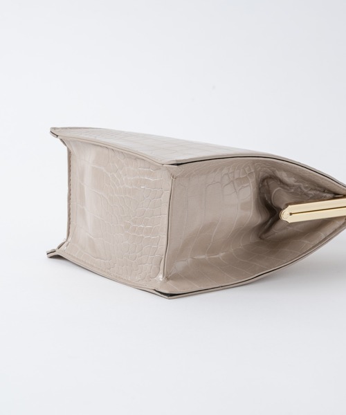 Rewde（ルゥデ）の「スクエアロックショルダーバッグ（1R18-BA0516）（ショルダーバッグ・レディース・ブラック/ブラウン/ベージュ/モカ・FREE）」の16枚目の写真