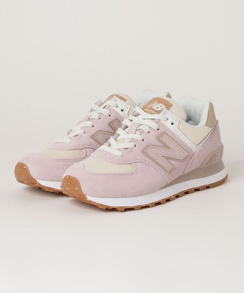NEW BALANCE(ニューバランス)の「NEW BALANCE/ニューバランス WL574(スニーカー・メンズ・ライトピンク・23.5cm/25cm/24cm/23cm/24.5cm/22.5cm)」の1枚目の写真