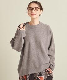 BEAUTY&YOUTH UNITED ARROWS | BY ウールカシミヤ アクア クルーネック ワイドニットプルオーバー ∴(ニット/セーター)