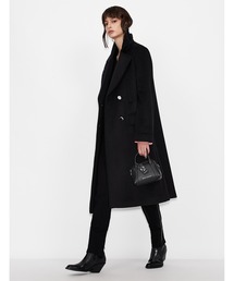 【A|X アルマーニ エクスチェンジ】ダブルブレスト　ウール混コート