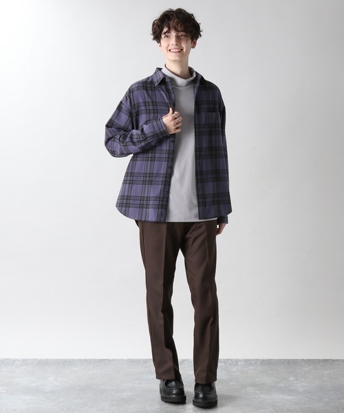 RAGEBLUE（レイジブルー）の「天竺/タートルネックロンT/217839（Tシャツ/カットソー・メンズ・ブラック/ホワイト/ベージュ/グレー・MEDIUM/LARGE）」の14枚目の写真