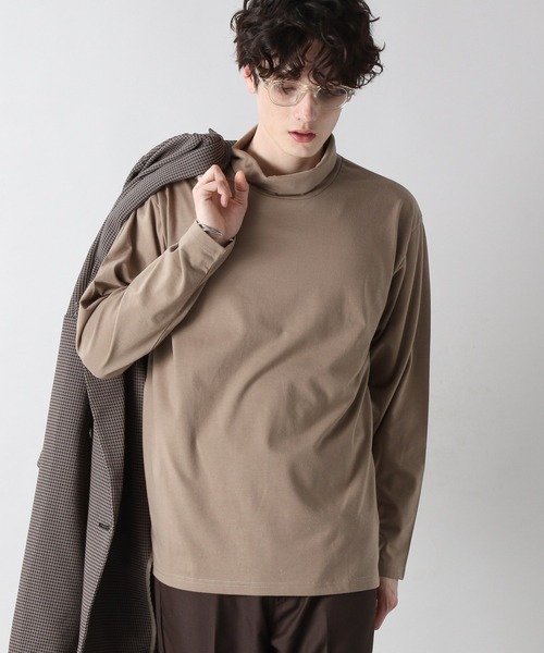 RAGEBLUE（レイジブルー）の「天竺/タートルネックロンT/217839（Tシャツ/カットソー・メンズ・ブラック/ホワイト/ベージュ/グレー・MEDIUM/LARGE）」の7枚目の写真