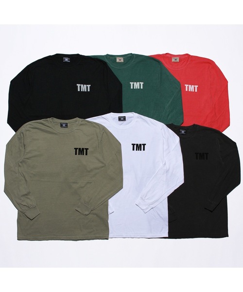 TMT(ティーエムティー)の「PIGMENT DYE JERSEY LONG-SLEEVE(TMT BIGHOLIDAY)(Tシャツ/カットソー・メンズ・ブラック/カーキ/チャコールグレー/ピンク/ホワイト/サンドベージュ/グリーン・LARGE/X-LARGE/MEDIUM)」の13枚目の写真