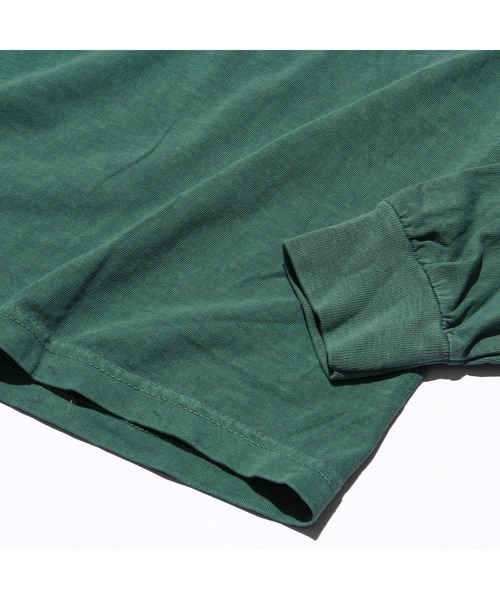 TMT(ティーエムティー)の「PIGMENT DYE JERSEY LONG-SLEEVE(TMT BIGHOLIDAY)(Tシャツ/カットソー・メンズ・ブラック/カーキ/チャコールグレー/ピンク/ホワイト/サンドベージュ/グリーン・LARGE/X-LARGE/MEDIUM)」の10枚目の写真