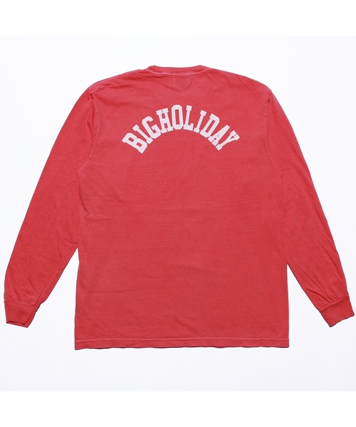 TMT(ティーエムティー)の「PIGMENT DYE JERSEY LONG-SLEEVE(TMT BIGHOLIDAY)(Tシャツ/カットソー・メンズ・ブラック/カーキ/チャコールグレー/ピンク/ホワイト/サンドベージュ/グリーン・LARGE/X-LARGE/MEDIUM)」の12枚目の写真