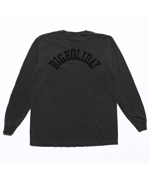TMT(ティーエムティー)の「PIGMENT DYE JERSEY LONG-SLEEVE(TMT BIGHOLIDAY)(Tシャツ/カットソー・メンズ・ブラック/カーキ/チャコールグレー/ピンク/ホワイト/サンドベージュ/グリーン・LARGE/X-LARGE/MEDIUM)」の14枚目の写真