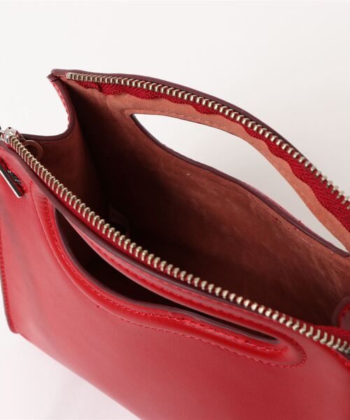 N.（N. Natural Beauty Basic）（エヌエヌナチュラルビューティーベーシック）の「アシンメトリーボールチェーンミニショルダーバッグ（ショルダーバッグ・レディース・レッド/ホワイト・ﾌﾘ-）」の6枚目の写真