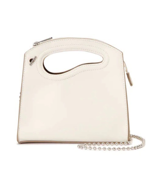 N.（N. Natural Beauty Basic）（エヌエヌナチュラルビューティーベーシック）の「アシンメトリーボールチェーンミニショルダーバッグ（ショルダーバッグ・レディース・レッド/ホワイト・ﾌﾘ-）」の2枚目の写真