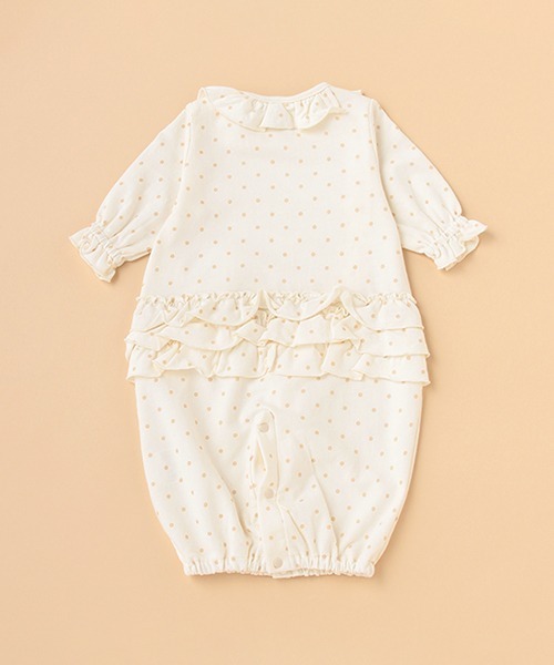 kladskap（クレードスコープ）の「ウサギポシェット風2wayオール（ロンパース・キッズ・アイボリー・50-70cm）」の10枚目の写真