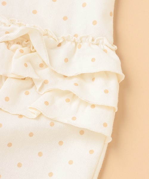 kladskap（クレードスコープ）の「ウサギポシェット風2wayオール（ロンパース・キッズ・アイボリー・50-70cm）」の5枚目の写真