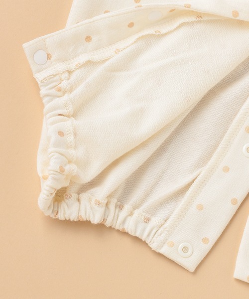 kladskap（クレードスコープ）の「ウサギポシェット風2wayオール（ロンパース・キッズ・アイボリー・50-70cm）」の3枚目の写真