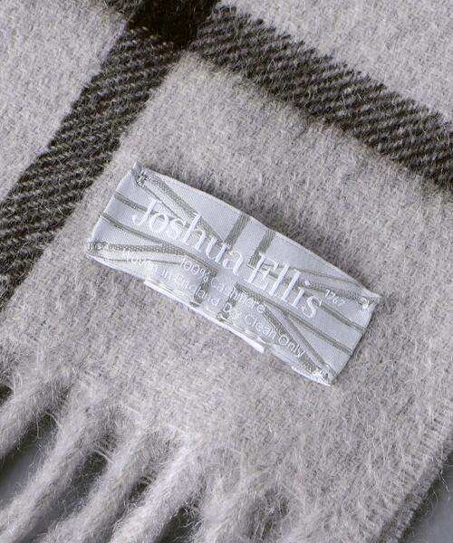 Joshua Ellis（ジョシュアエリス）の「＜Joshua Ellis（ジョシュア エリス）＞ウィンドウペイン マフラー（マフラー・メンズ・ライトグレー・FREE）」の3枚目の写真