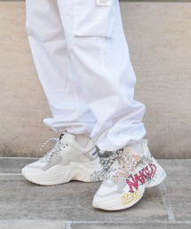 NakedWolfe | NakedWolfe/ネイキッドウルフ/Track White Graffiti(スニーカー)