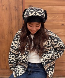 PENDLETON HAT/ロキシーペンドルトンコラボボアハット