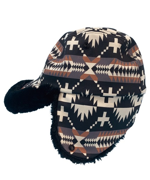 ROXY(ロキシー)の「PENDLETON HAT/ロキシーペンドルトンコラボボアハット(ハット・レディース・ブラック/レッド・FREE)」の4枚目の写真