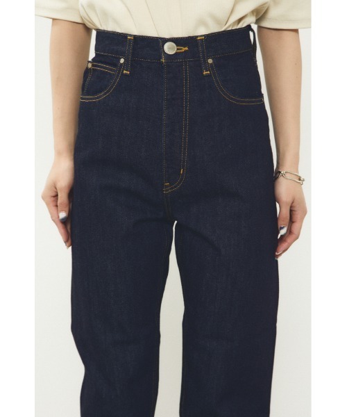 BLACK BY MOUSSY(ブラックバイマウジー)の「JAVA one wash denim(ジャワワンウォッシュデニム)(デニムパンツ・レディース・ダークブルー・24inch/25inch/26inch/23inch)」の12枚目の写真