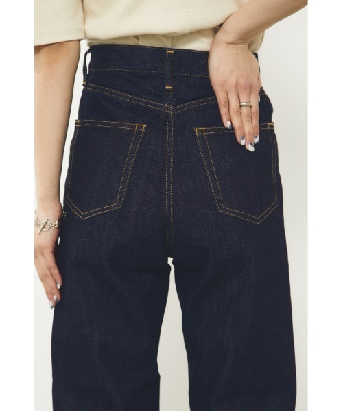 BLACK BY MOUSSY(ブラックバイマウジー)の「JAVA one wash denim(ジャワワンウォッシュデニム)(デニムパンツ・レディース・ダークブルー・24inch/25inch/26inch/23inch)」の11枚目の写真