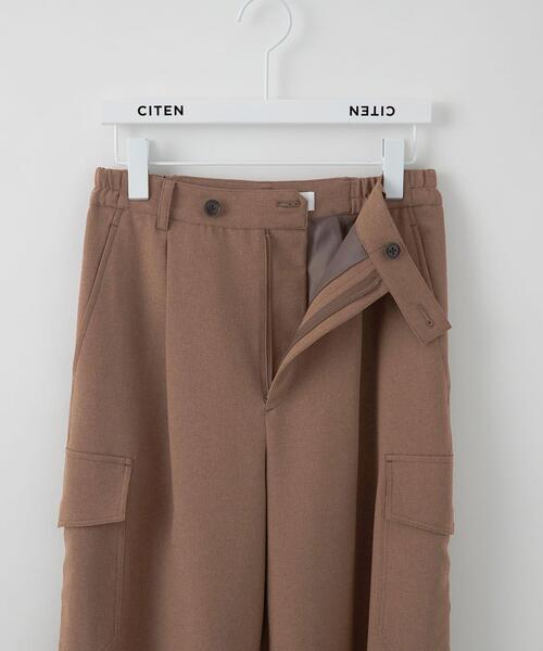 CITEN（シテン）の「＜CITEN（シテン）＞バルーンヘム カーゴパンツ（カーゴパンツ・レディース・オフホワイト/モカ・S/M）」の14枚目の写真