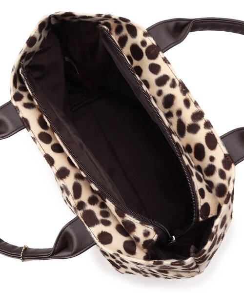 DRESKIP（ドレスキップ）の「◆フロント2ポケ柄トート（トートバッグ・レディース・ブラック系3/ブラウン系1/ブラウン系4/ベージュ系5・00）」の9枚目の写真