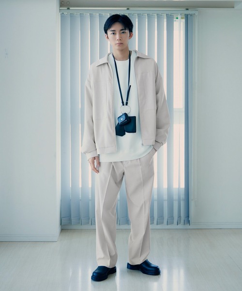 re_k by JUNRED（レクバイジュンレッド）の「【　re_k by JUNRed　】フェイクレザーマルチネックバッグ（ショルダーバッグ・メンズ・ブラック/グリーン・FREE）」の4枚目の写真