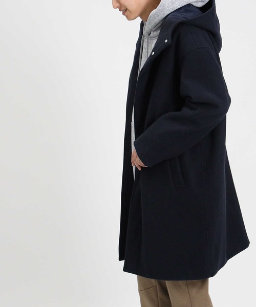BACK NUMBER(バックナンバー)の「【BACK NUMBER】撥水フードコート(その他アウター・メンズ・ネイビー/オリーブ・XL/L/M)」の17枚目の写真